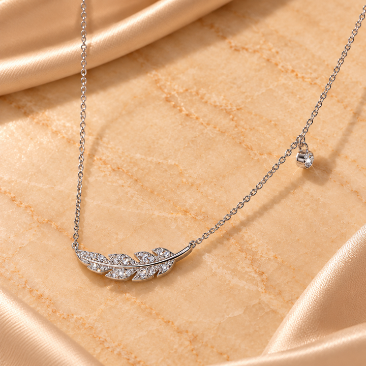 Celeste Feather Necklace